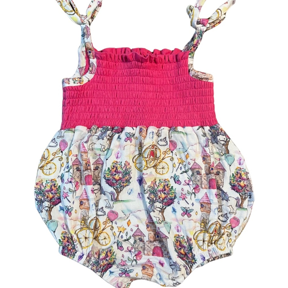 Birdie Bean Ella Bamboo Viscose Smocked Birdie Bubble